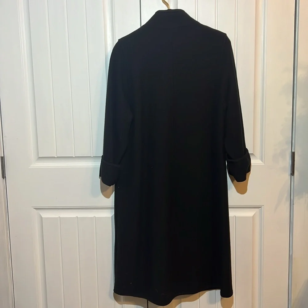 GEIGER Women's Black Long Wool size 34 Coat Made in Austria - Picture 8 of 9